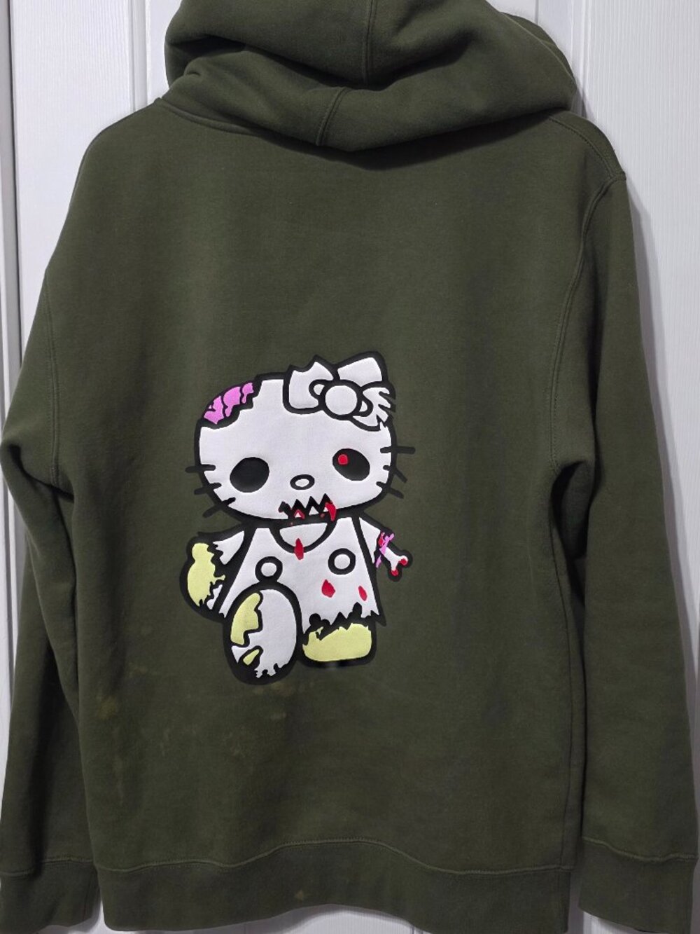 Zombie Hello Kitty Projecy Sweatshirt, Small
